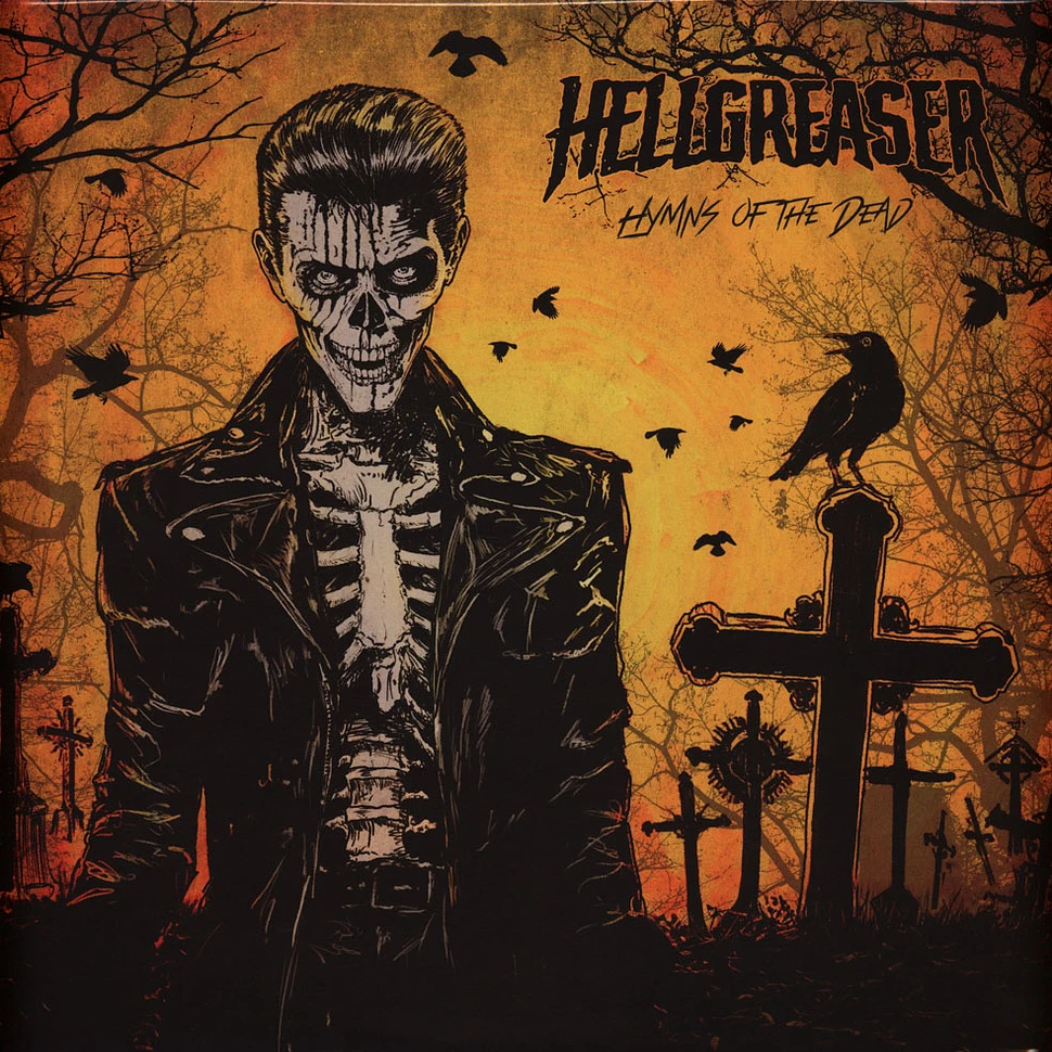 Hellgreaser - Hymns Of The Dead Orange-Yellow Swirl Vinyl Edition