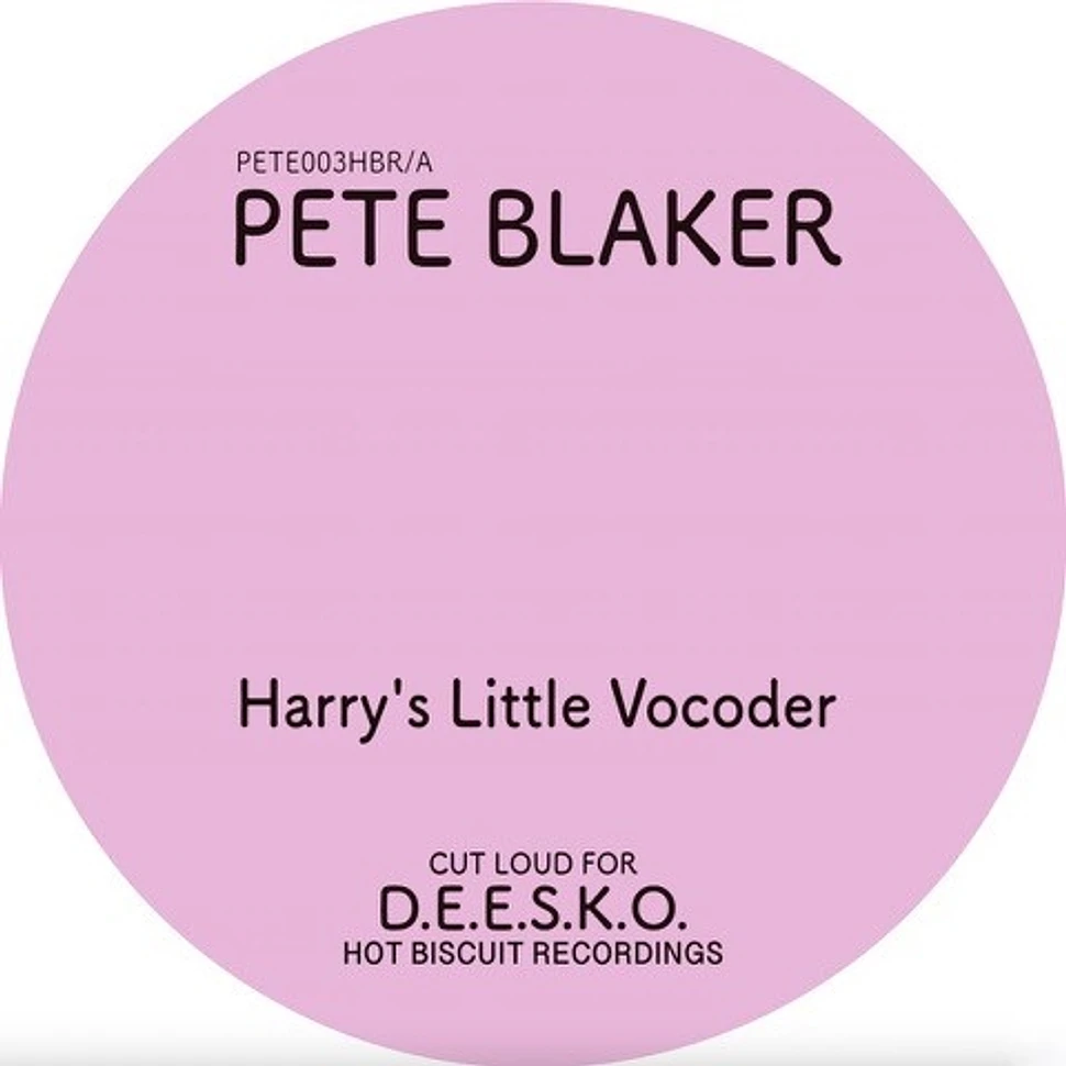 Pete Blaker - Harry's Little Vocoder