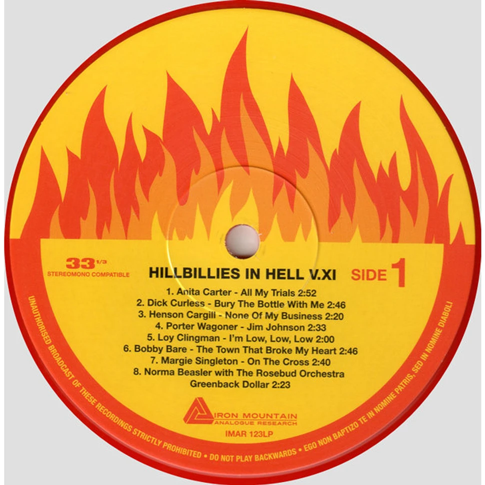 V.A. - Hillbillies In Hell - Country Music's Tormented Testament (1952-1974) Volume XI