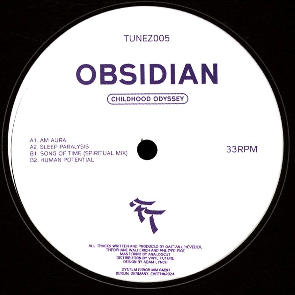 Obsidian - Childhood Odyssey