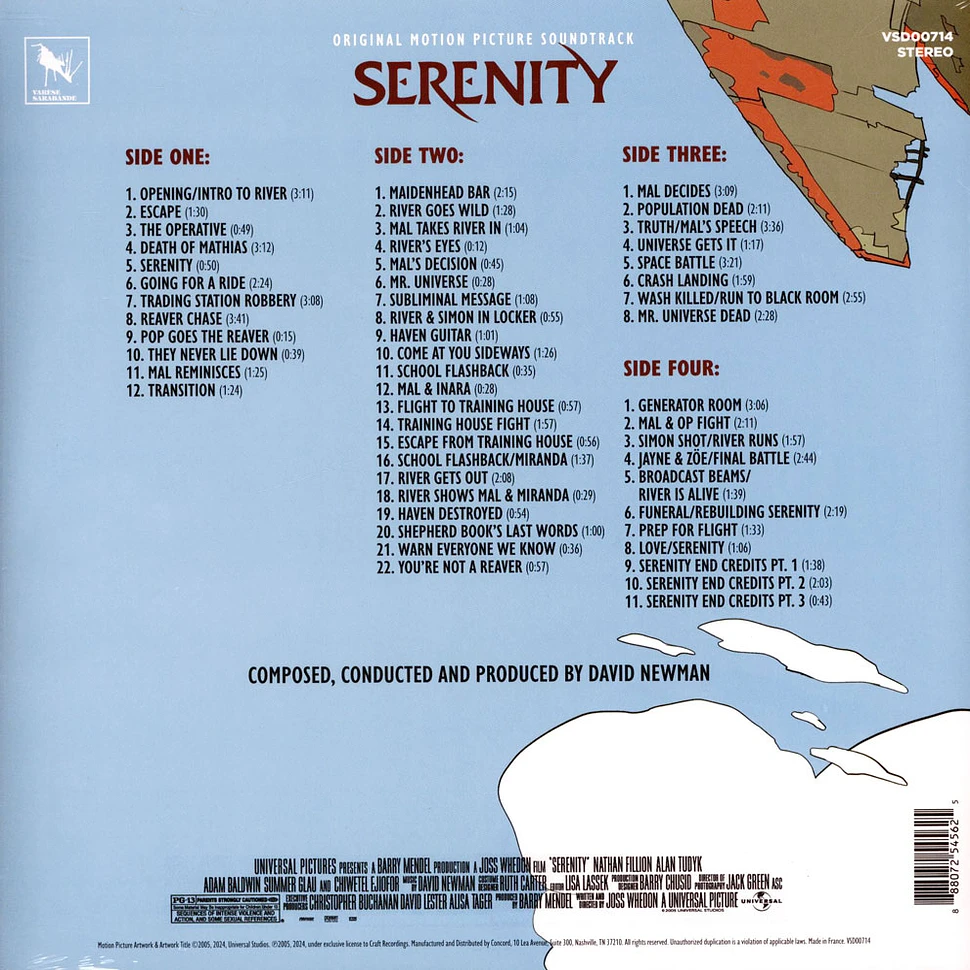 David Newman - OST Serenity Colored Vinyl Edition