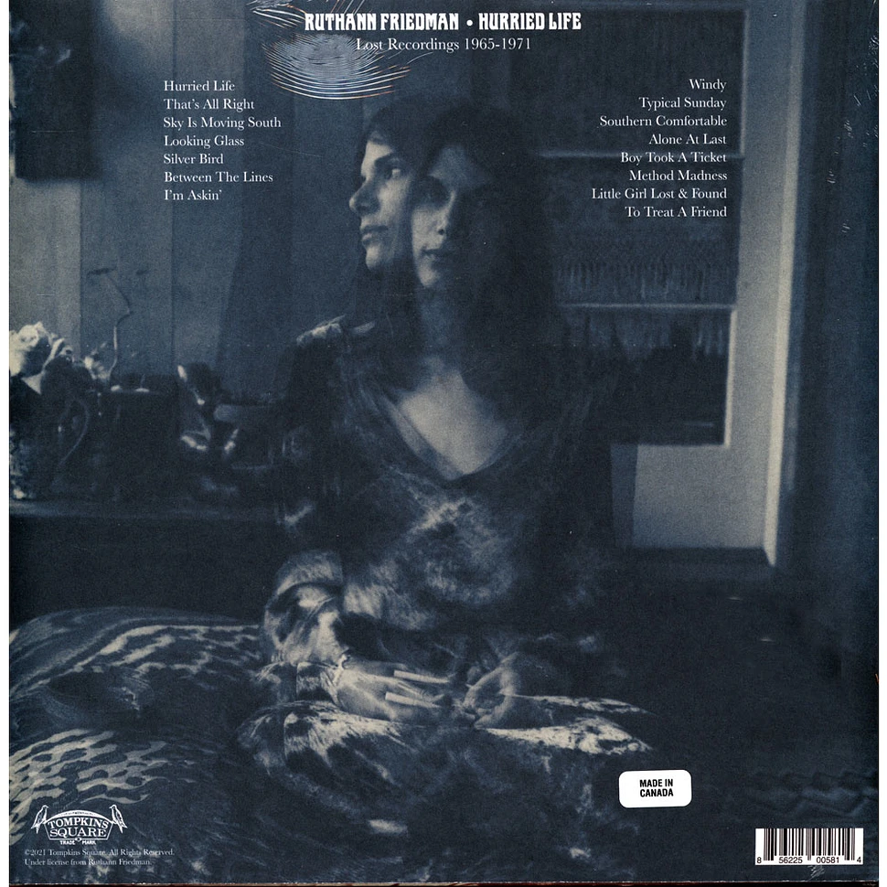 Ruthann Friedman - Hurried Life: Lost Recordings 1965-1971 Record Store Day 2021 Edition