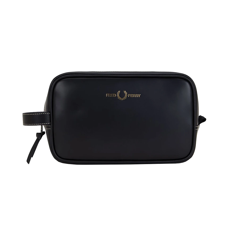 Fred Perry - Box Leather Wash Bag