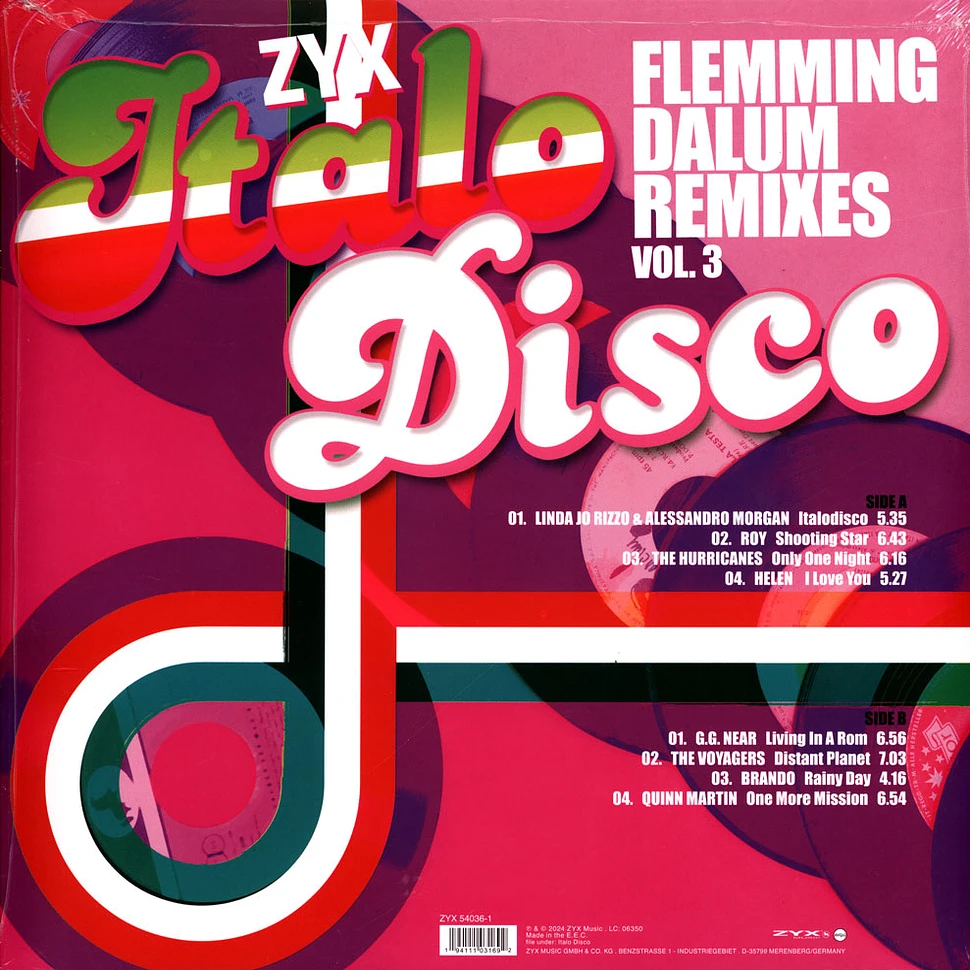 V.A. - Zyx Italo Disco: Flemming Dalum Remixes Vol. 3