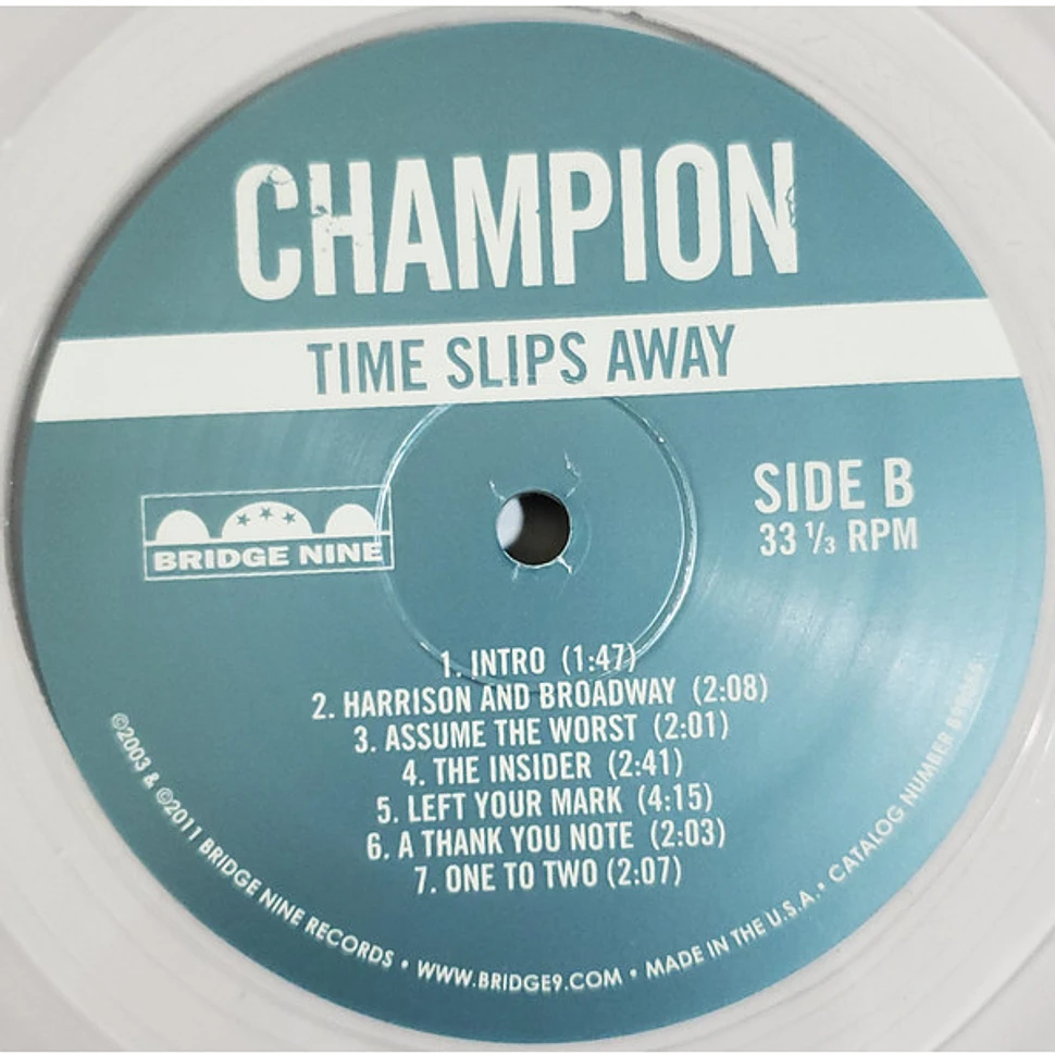 Champion - Time Slips Away
