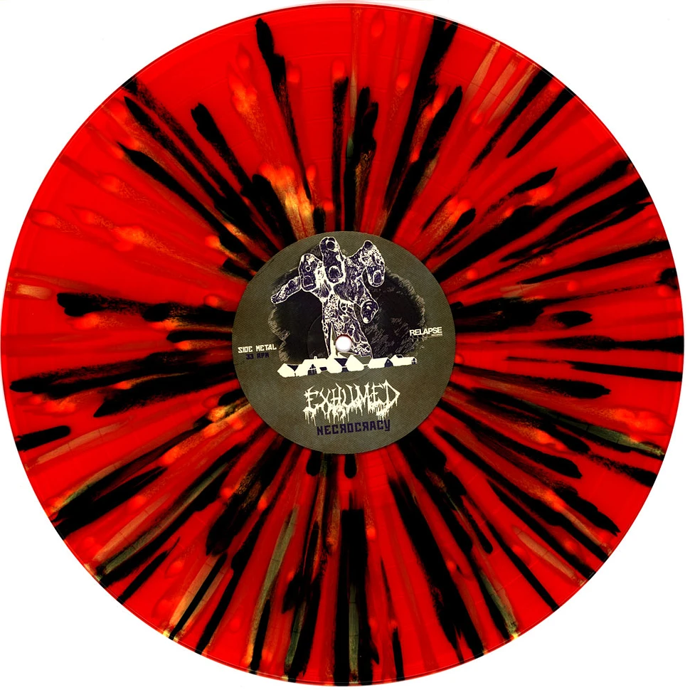 Exhumed - Necrocracy Blood Red With Splatter Edition