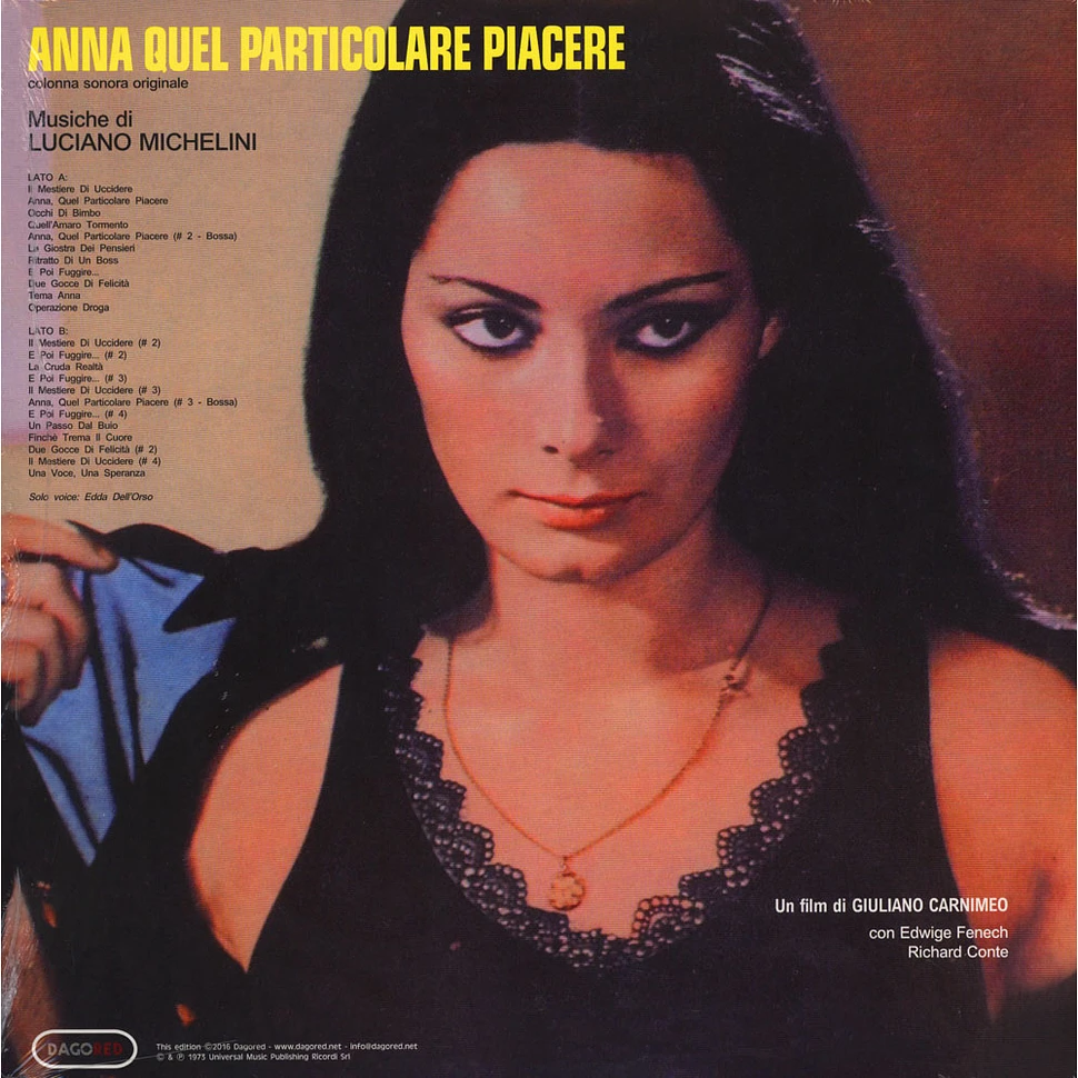 Luciano Michelini - OST Anna, quel particolare piacere