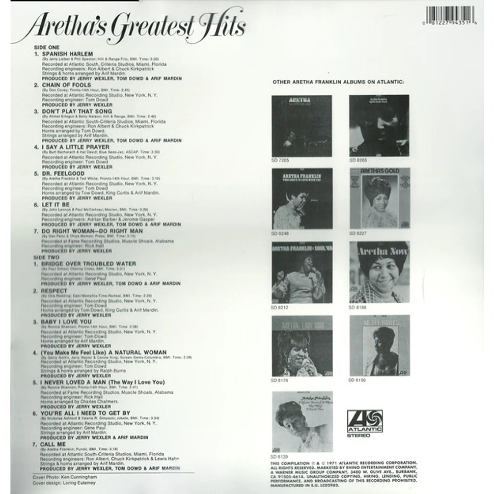 Aretha Franklin - Aretha's Greatest Hits