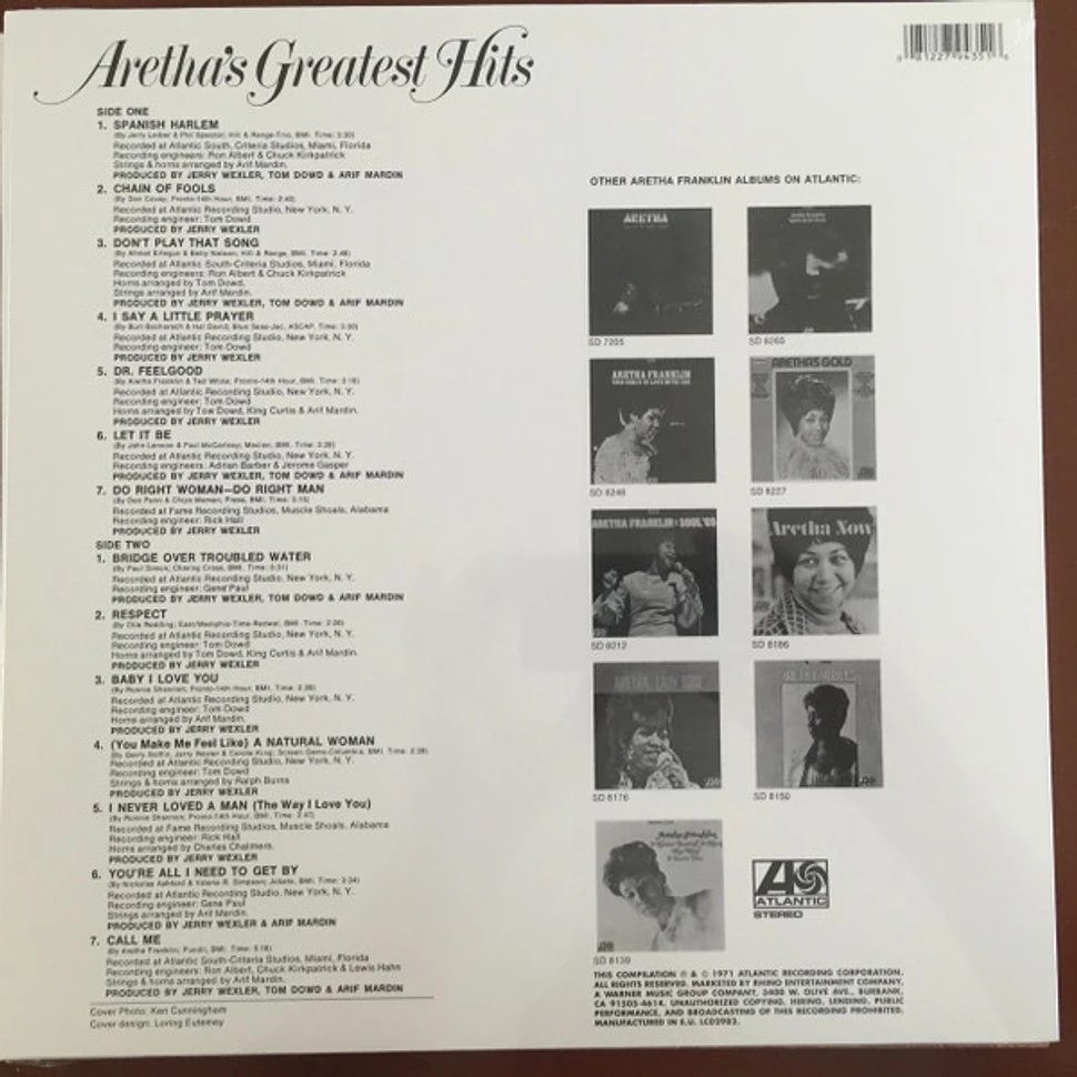 Aretha Franklin - Aretha's Greatest Hits