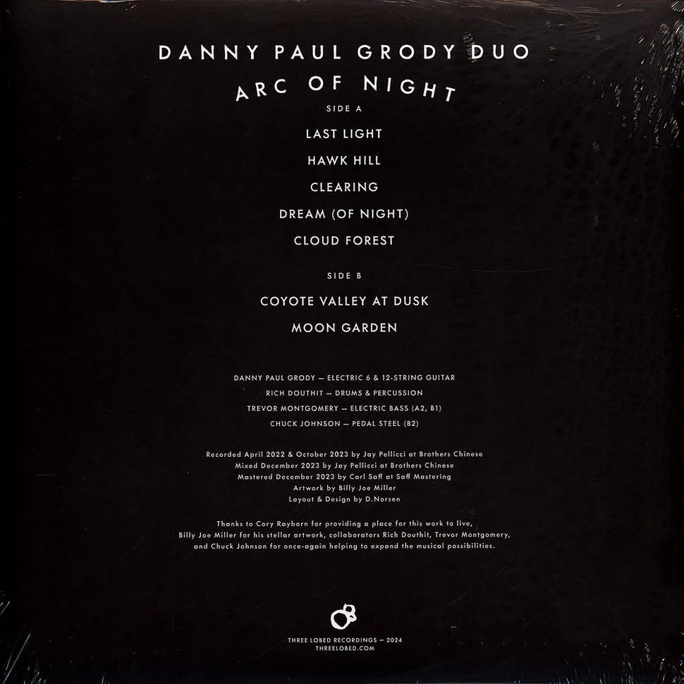 Danny Paul Duo Grody - Arc Of Night Indie Exclusive Lunar Surface Grey Vinyl Edition