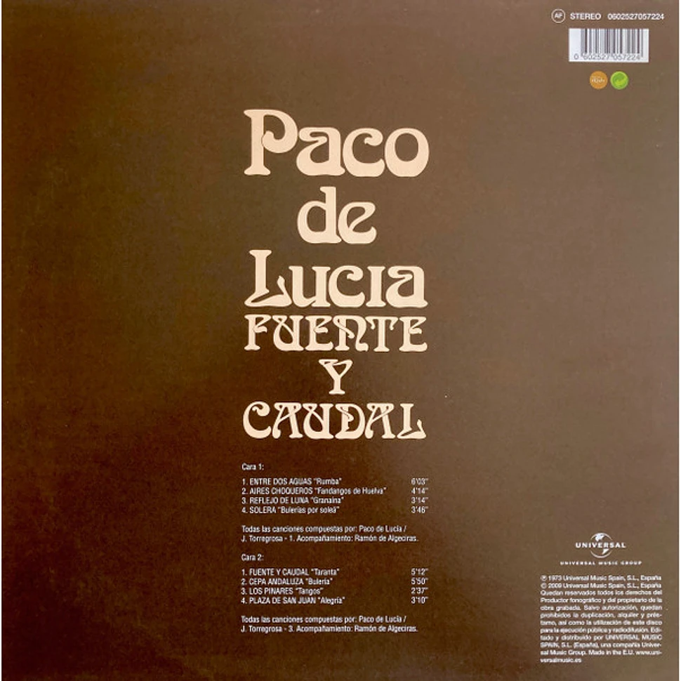 Paco De Lucía - Fuente Y Caudal