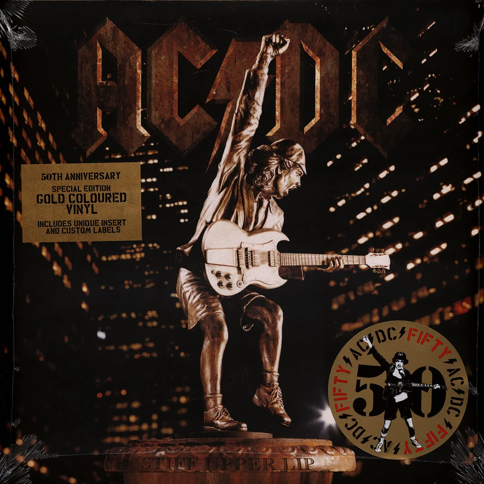 AC/DC - Stiff Upper Lip Gold Nugget Vinyl Edition