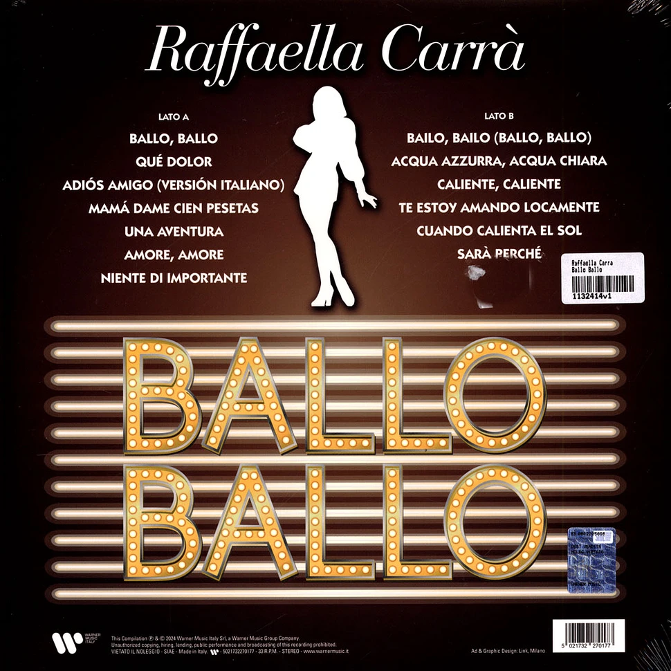 Raffaella Carra - Ballo Ballo - Vinyl LP - 2024 - Original | HHV