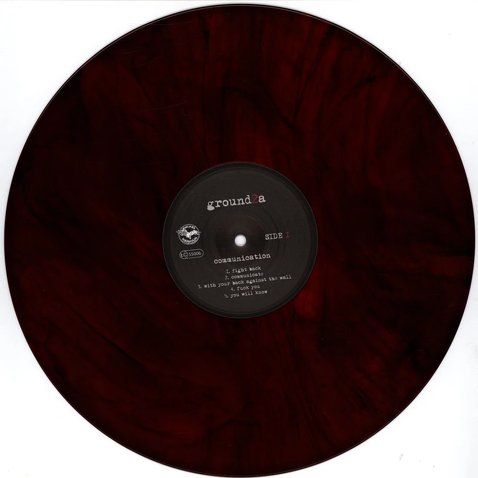 Ground2a - Communication Limited Red Black Marble Vinyl Edition