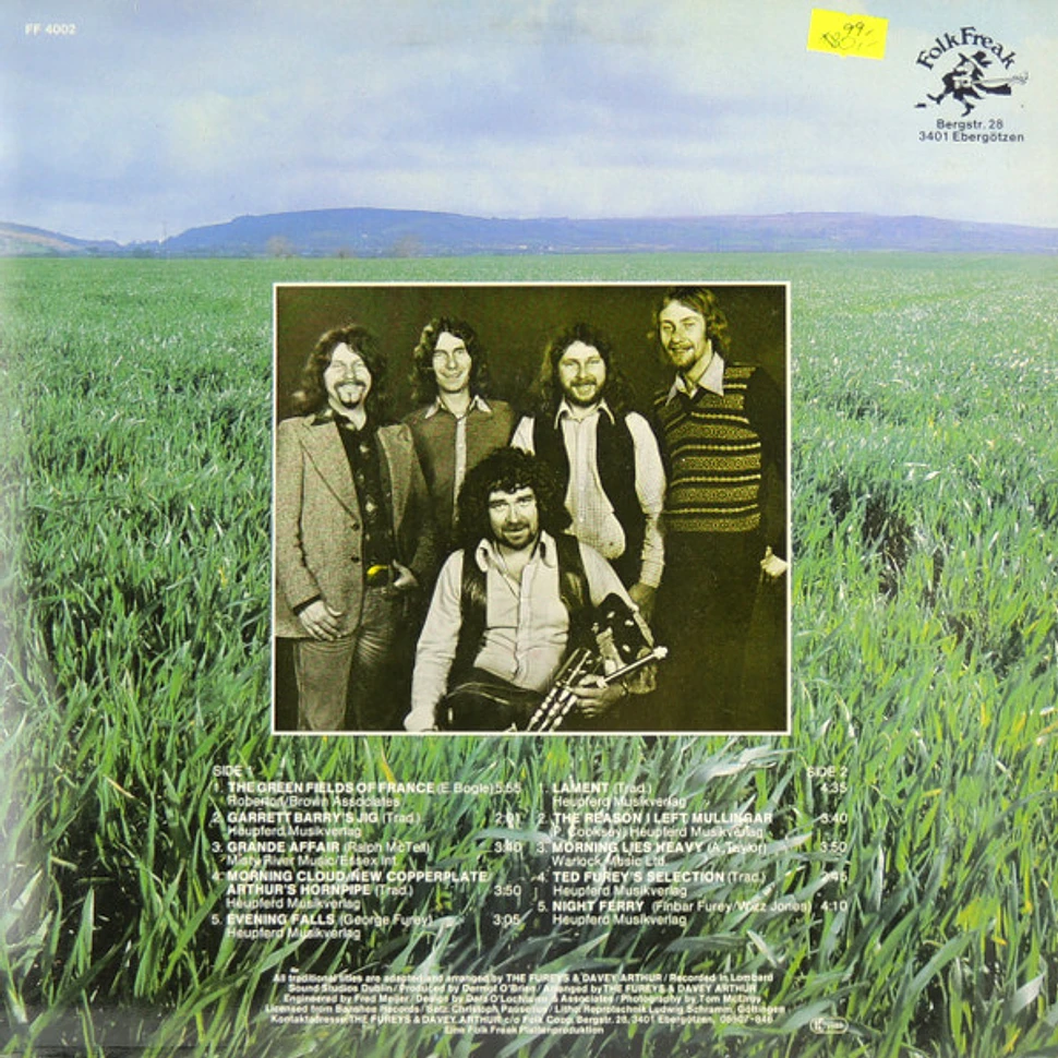 The Fureys & Davey Arthur - The Green Fields Of France