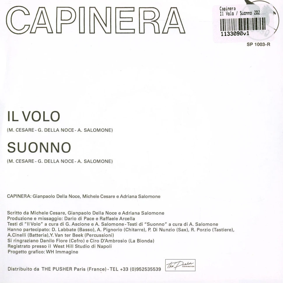 Capinera - Il Volo / Suonno 2024 Repress