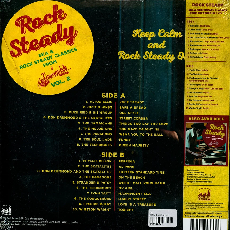 V.A. - 20 Ska & Rock Steady Classics From Treasure Isle Vol. 2 Red Vinyl Edition