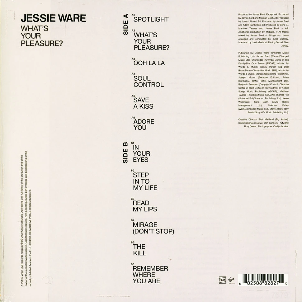 Jessie Ware - What's Your Pleasure