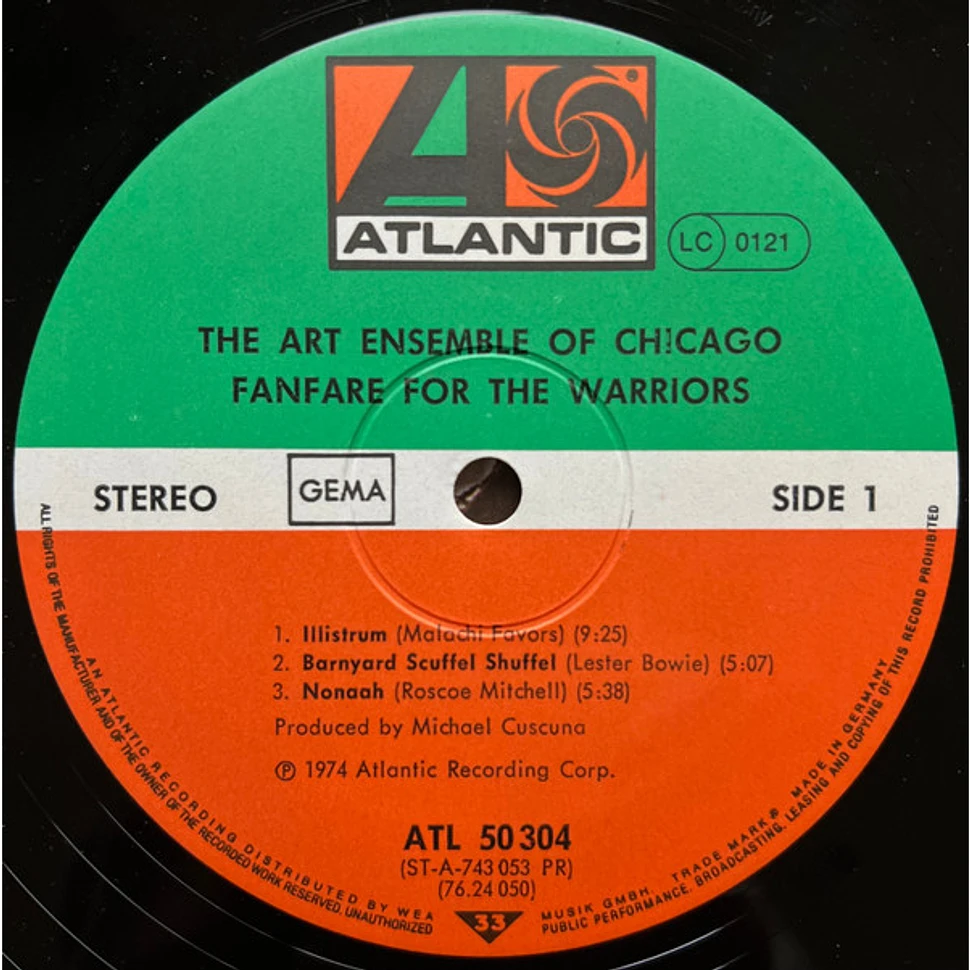 The Art Ensemble Of Chicago - Fanfare For The Warriors