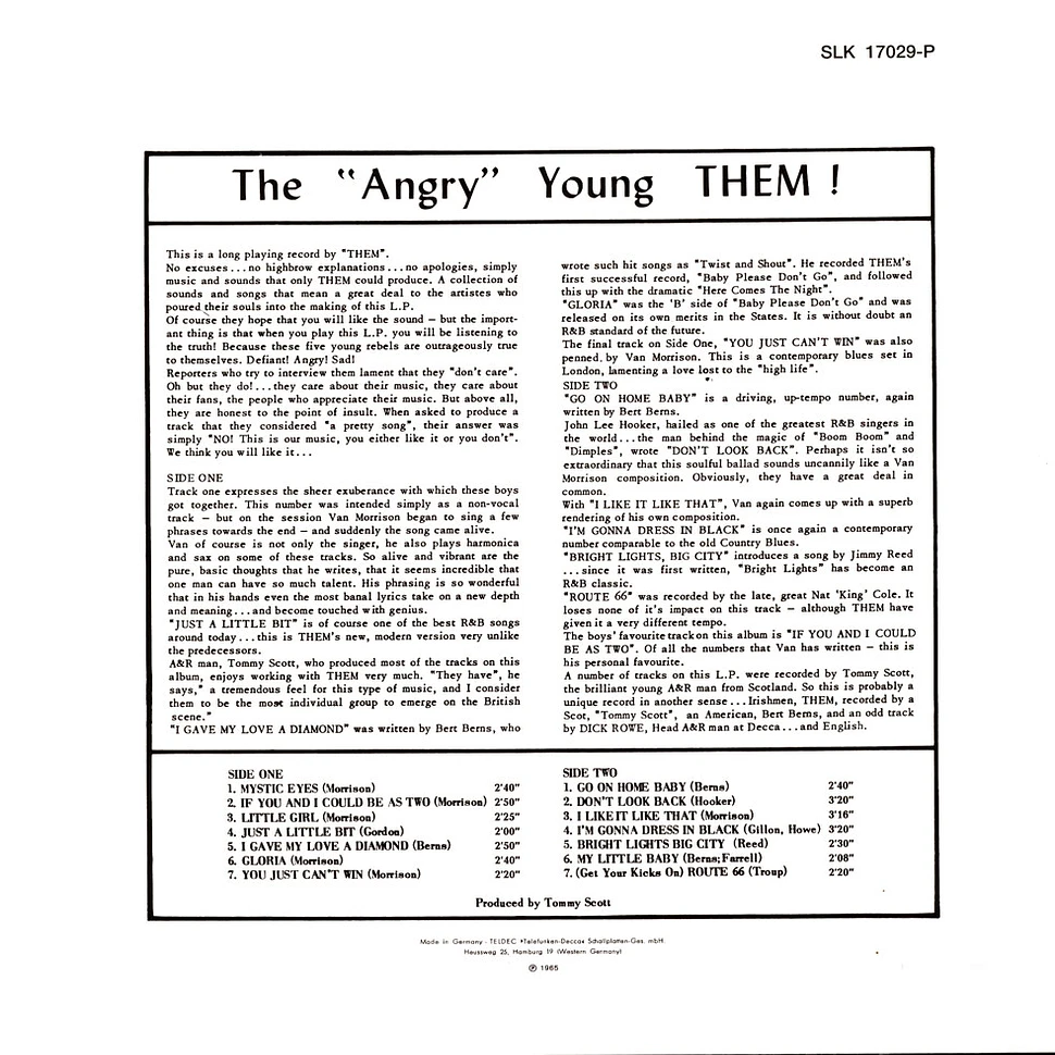 Them - The ''Angry'' Young Them