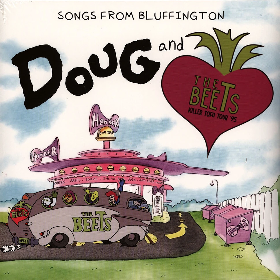 Doug & The Beets - Songs From Bluffington Clear w/ Purple, Green, Silver & Blue Splatter Vinyl Edition