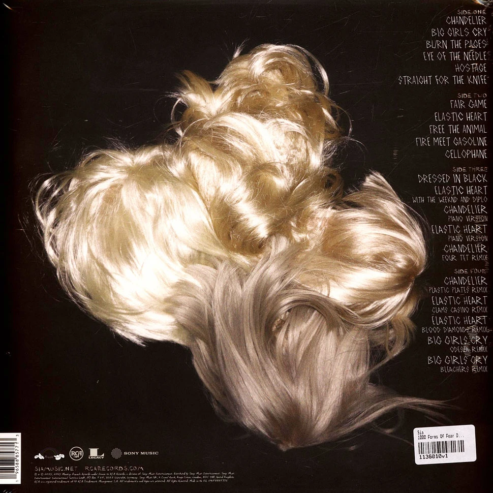 Sia - 1000 Forms Of Fear Deluxe Colored Vinyl Edition