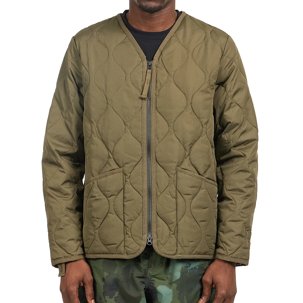 TAION - Military W-Zip V Neck Down Jacket