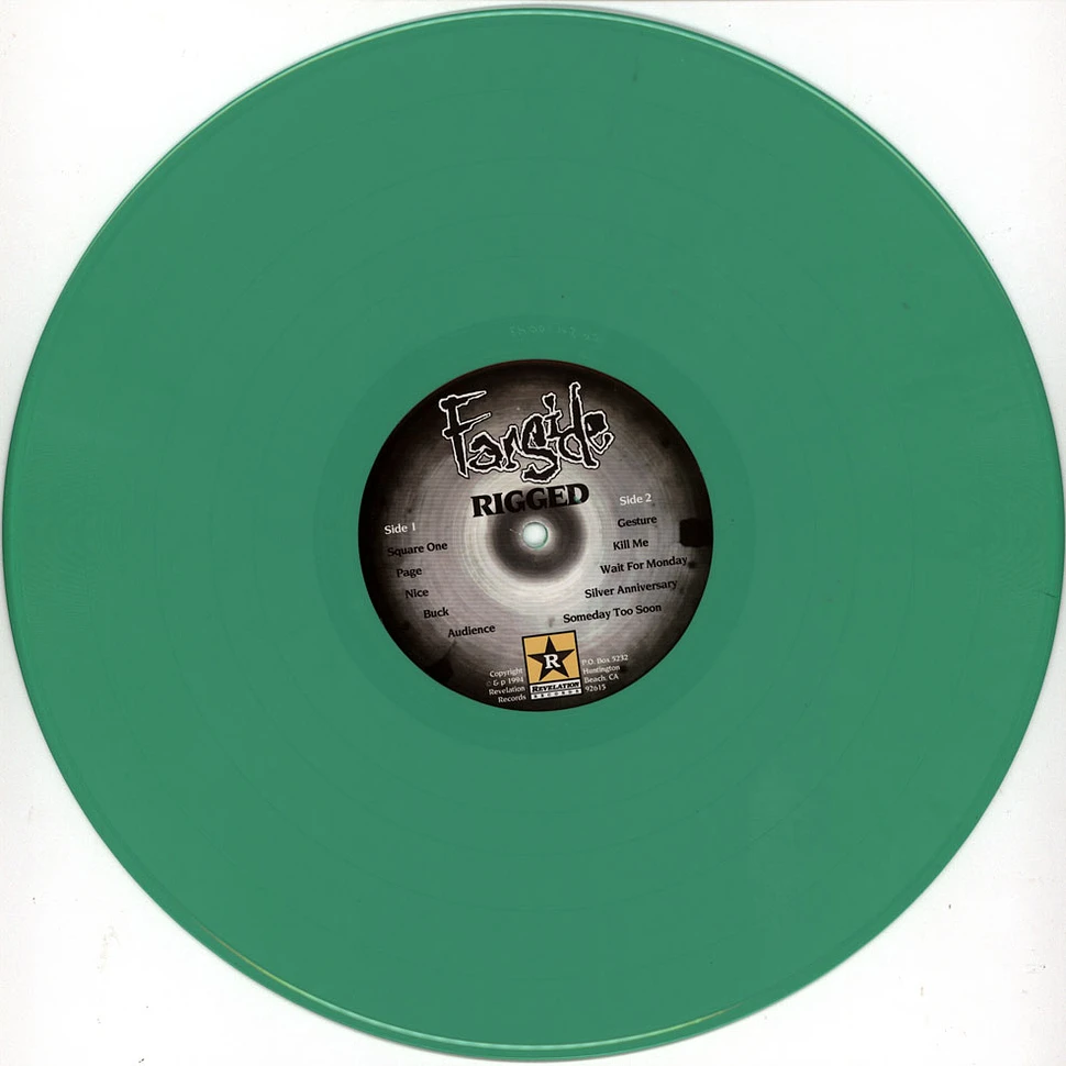 Farside - Rigged Mint Green Eco Vinyl Edition