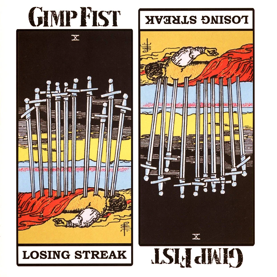 Gimp Fist - Losing Streak Transparent Blue Magenta Marbled Vinyl Edition