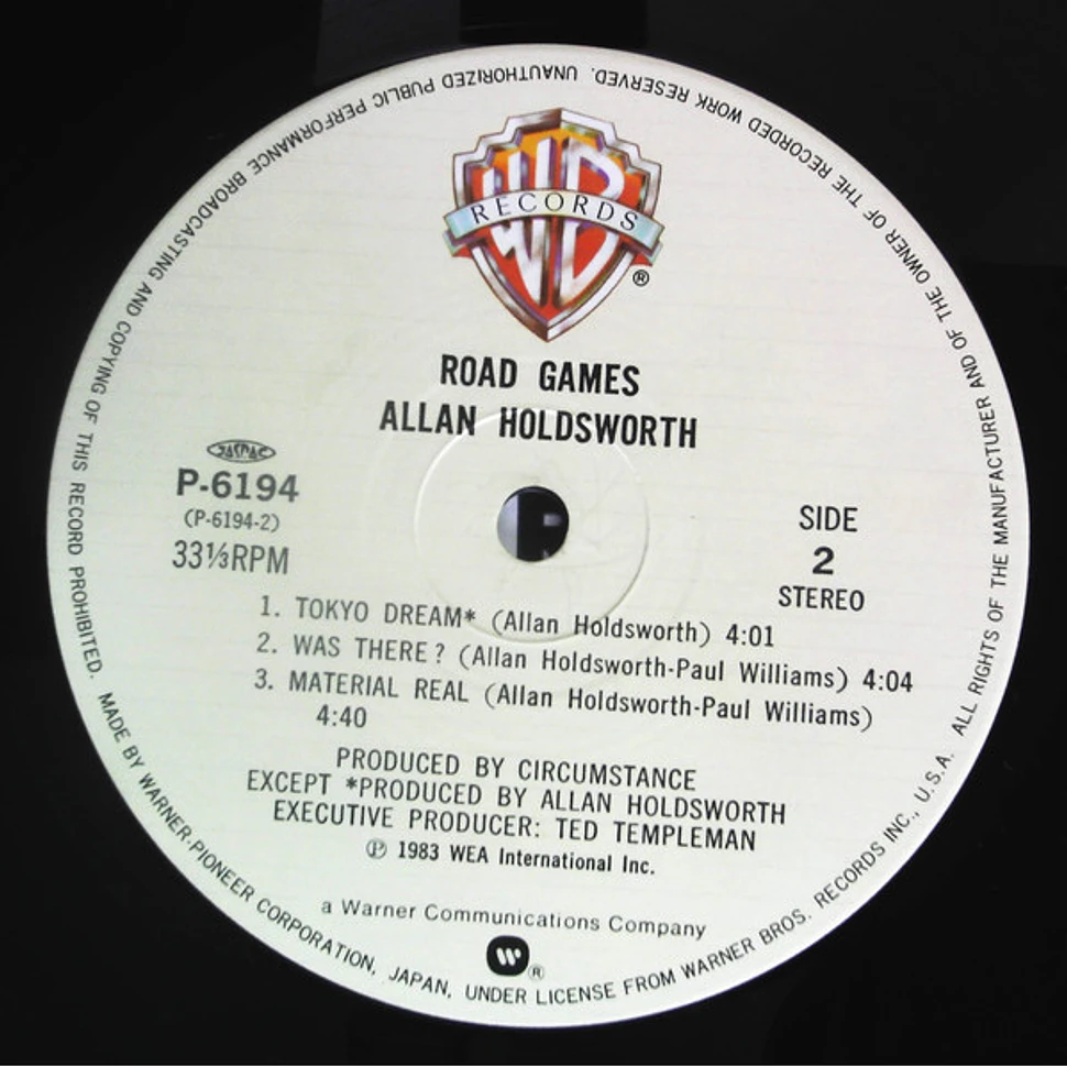 Allan Holdsworth - Road Games