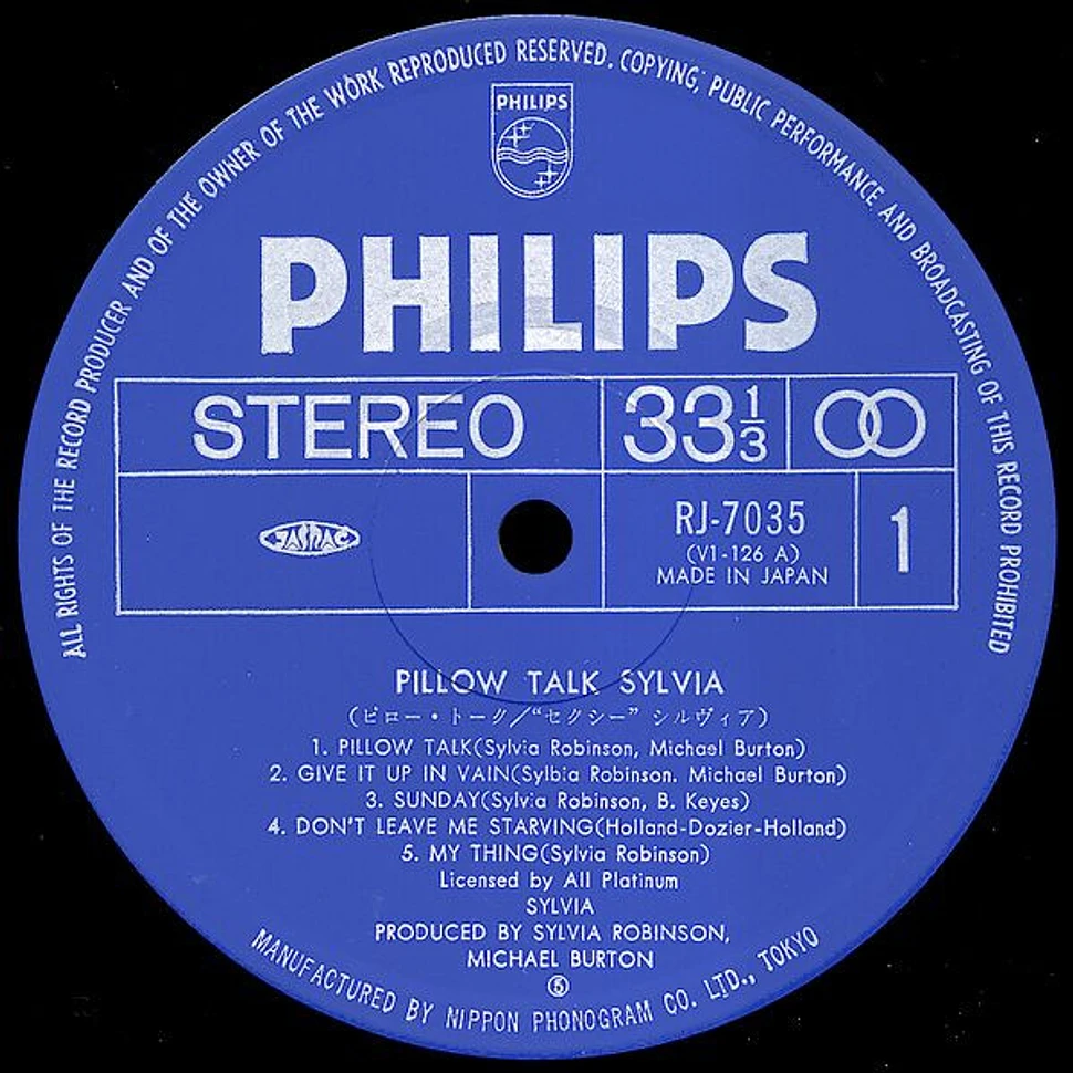 Sylvia Robinson - Pillow Talk