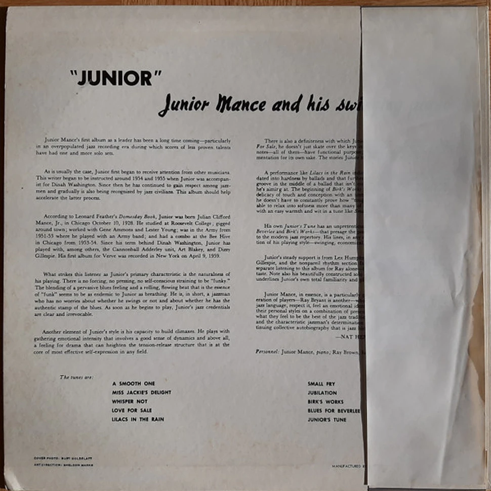 Junior Mance - Junior