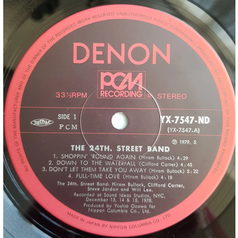 The 24th. Street Band - The 24th. Street Band