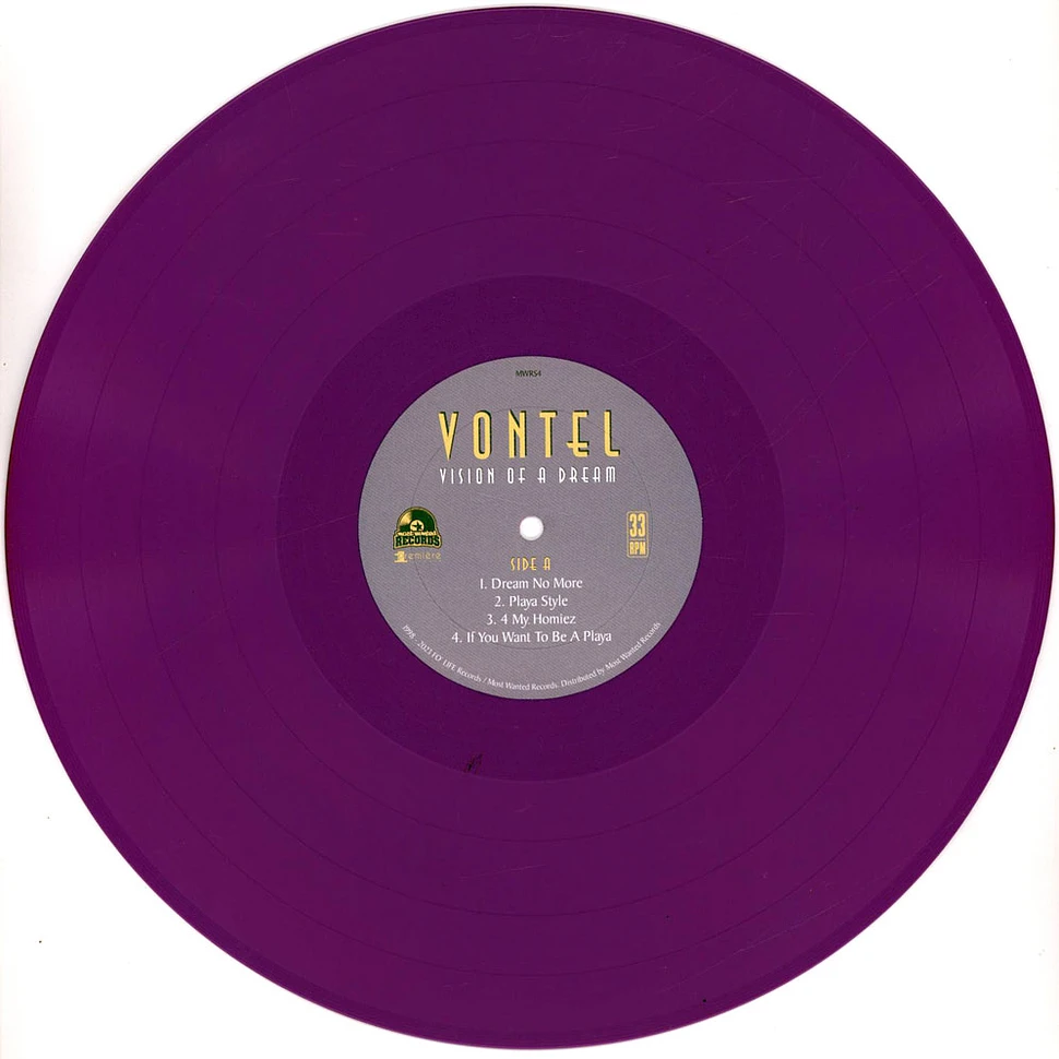 Vontel - Vision Of A Dream Purple / Yellow Vinyl Edition