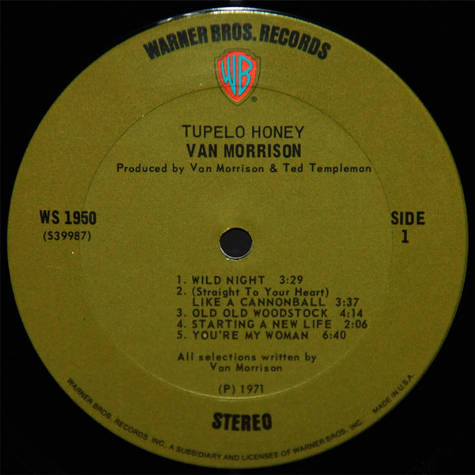 Van Morrison - Tupelo Honey