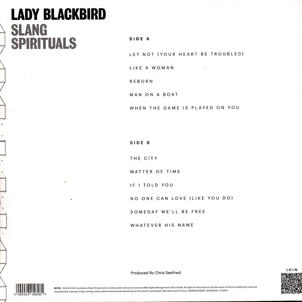 Lady Blackbird - Slang Spirituals Clear Vinyl Edition