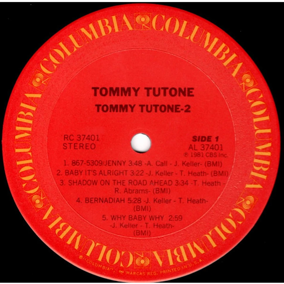 Tommy Tutone - Tommy Tutone-2