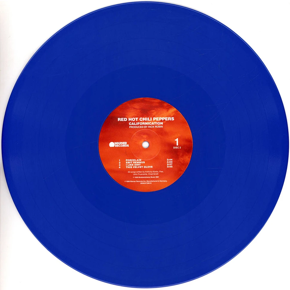 Red Hot Chili Peppers - Californication Red & Ocean Blue Vinyl Edition