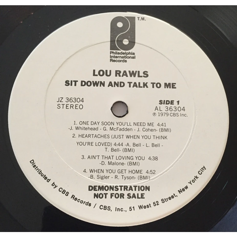 Lou Rawls - Sit Down And Talk To Me