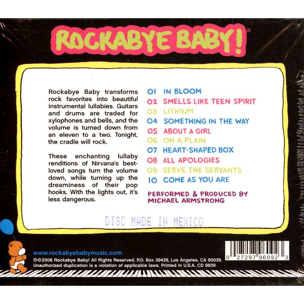 Rockabye Baby! - Lullaby Renditions Of Nirvana