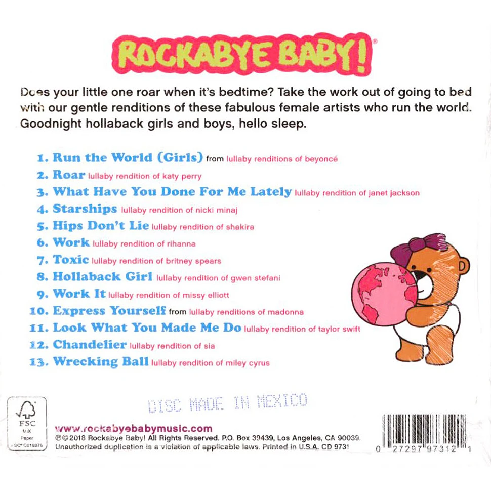 Rockabye Baby! - Who Runs The World