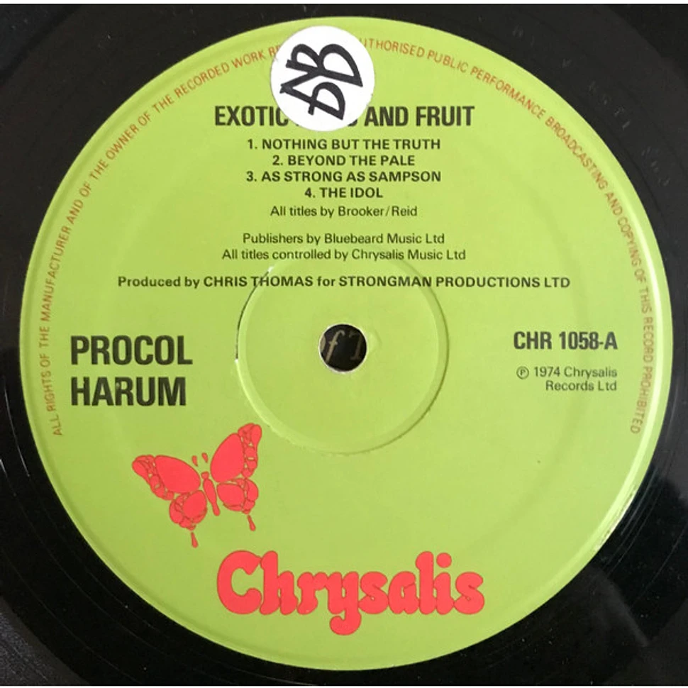 Procol Harum - Exotic Birds And Fruit