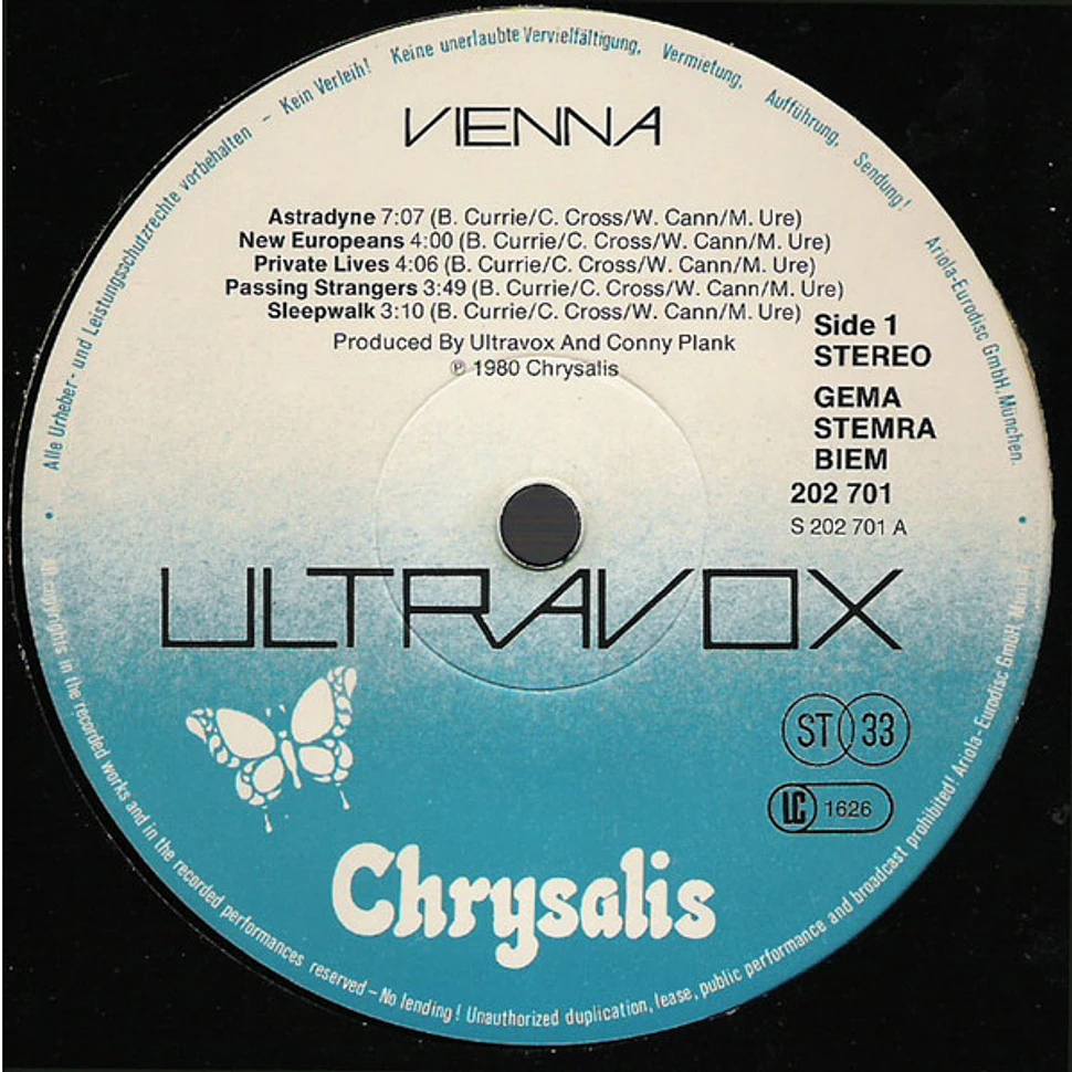 Ultravox - Vienna