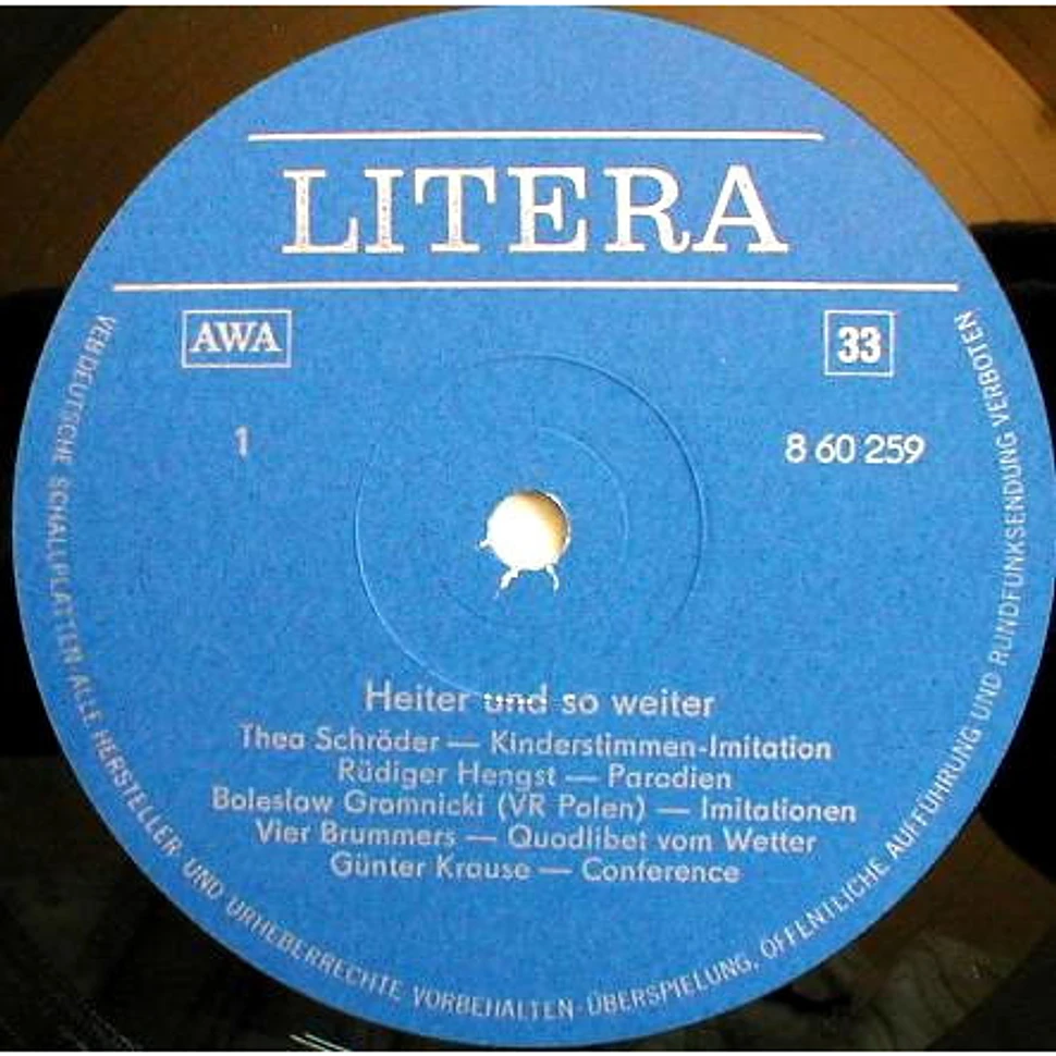 V.A. - Heiter Und So Weiter