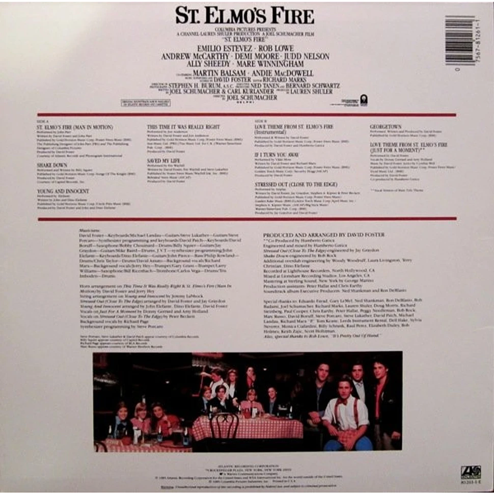 V.A. - OST St. Elmo's Fire