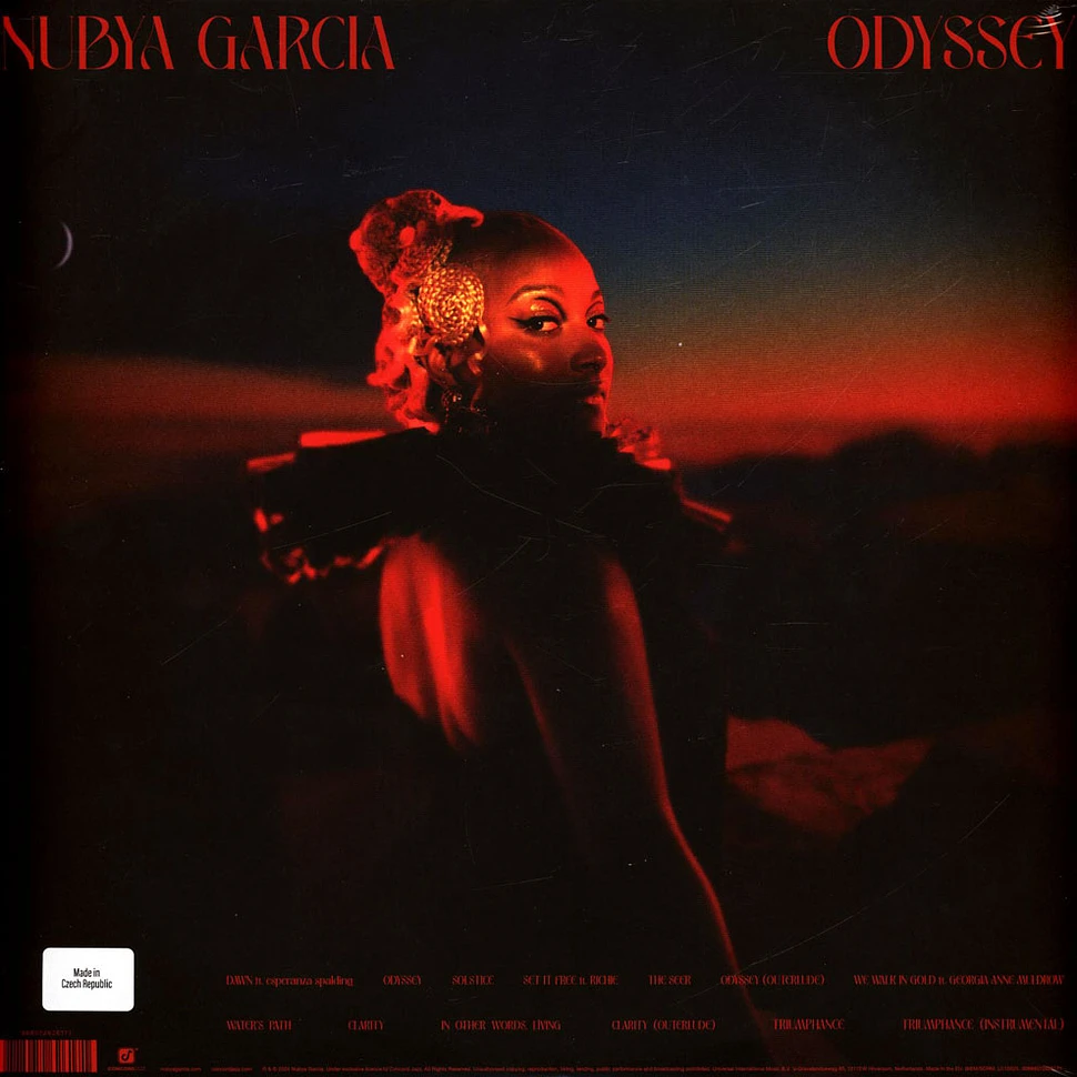 Nubya Garcia - Odyssey Red / Black Splatter Vinyl Edition