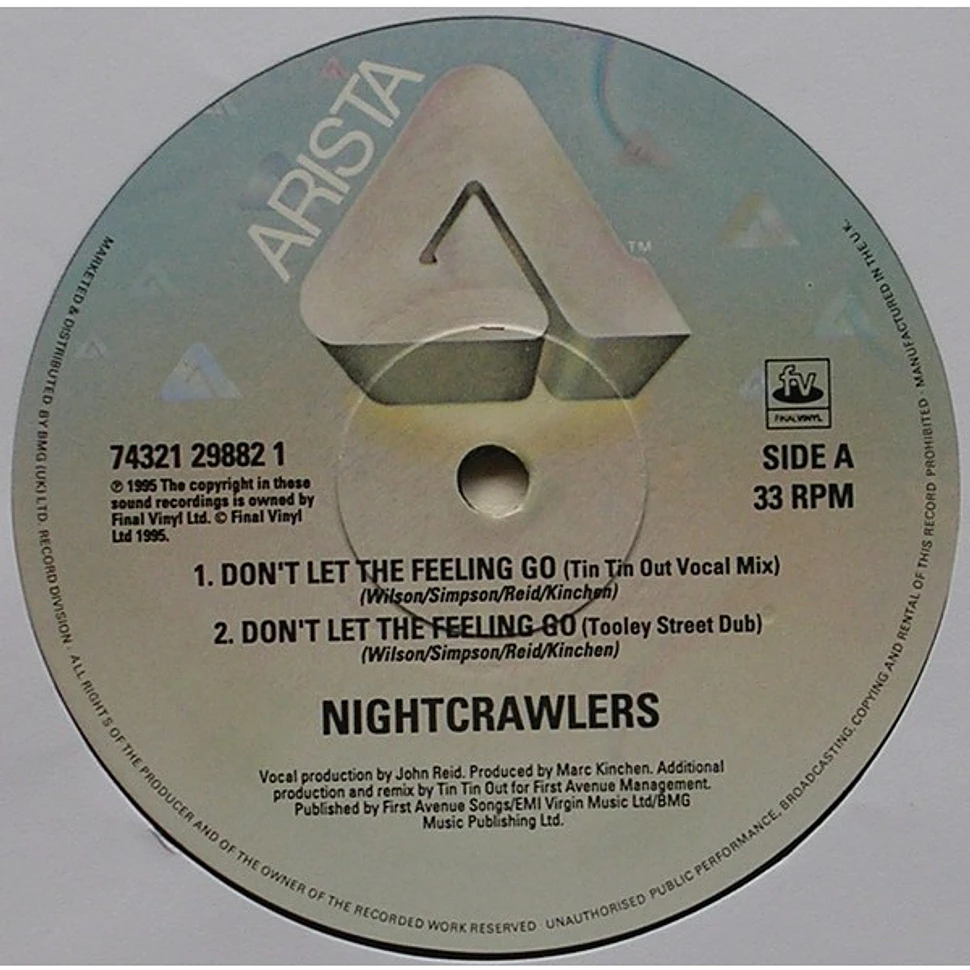 Nightcrawlers Featuring John Reid - Don't Let The Feeling Go (MK & Tin Tin Out Mixes)