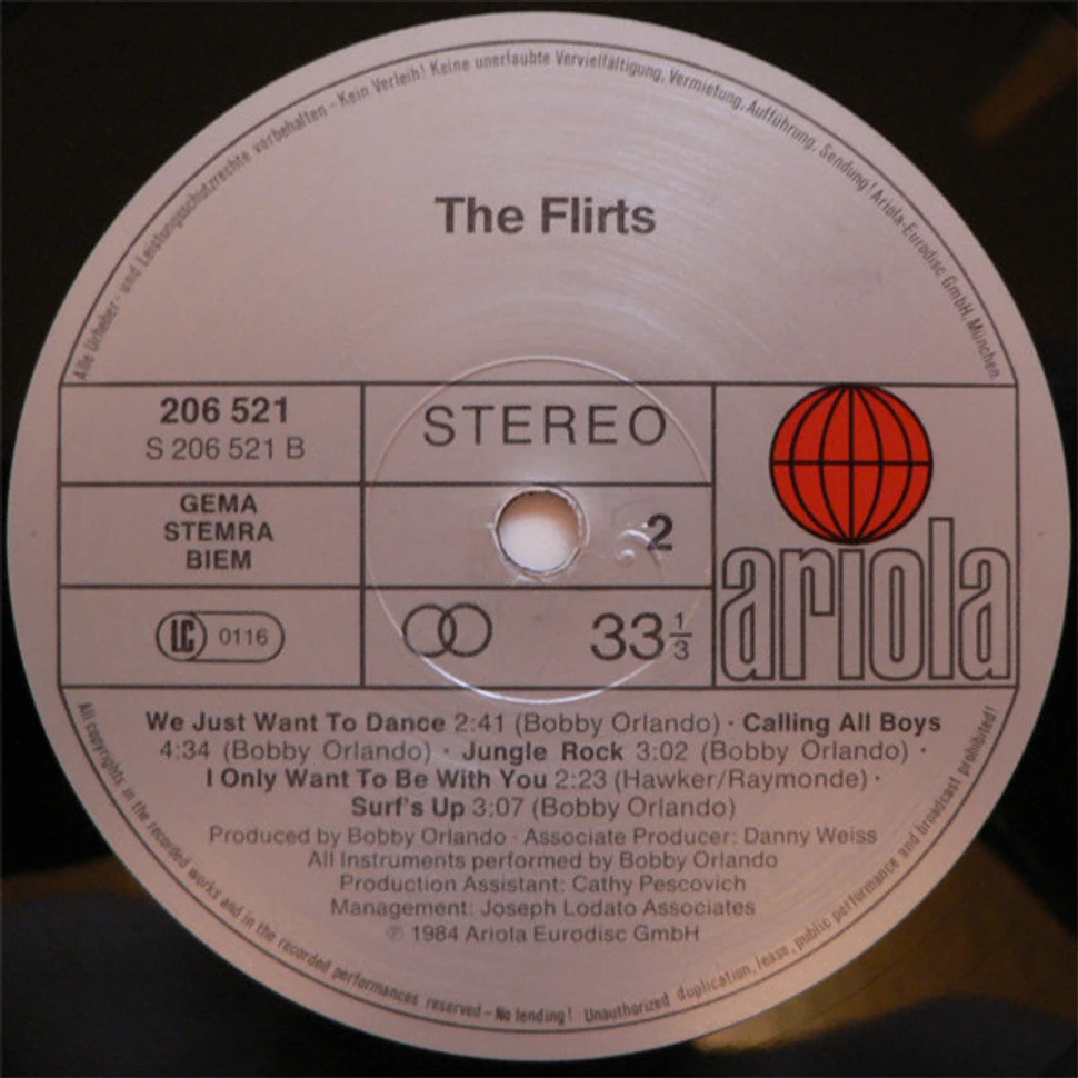 The Flirts - 10¢ A Dance