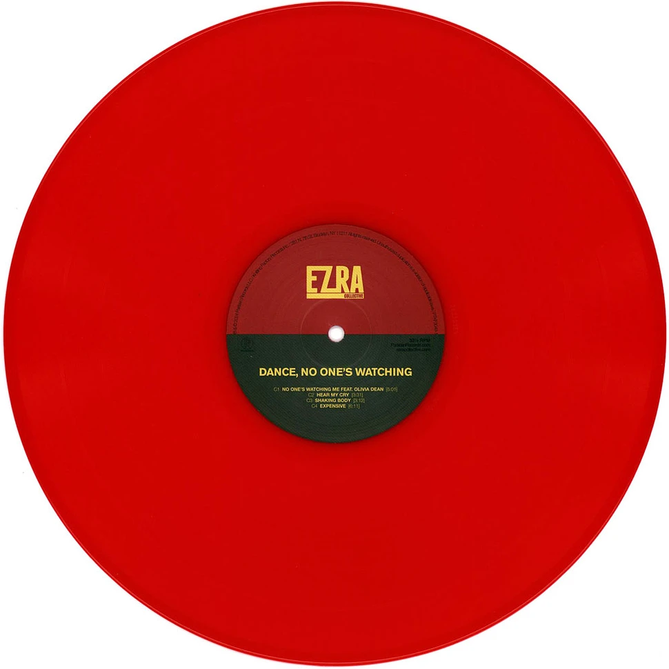 Ezra Collective - Dance, No One's Watching Opaque Red Vinyl Edition