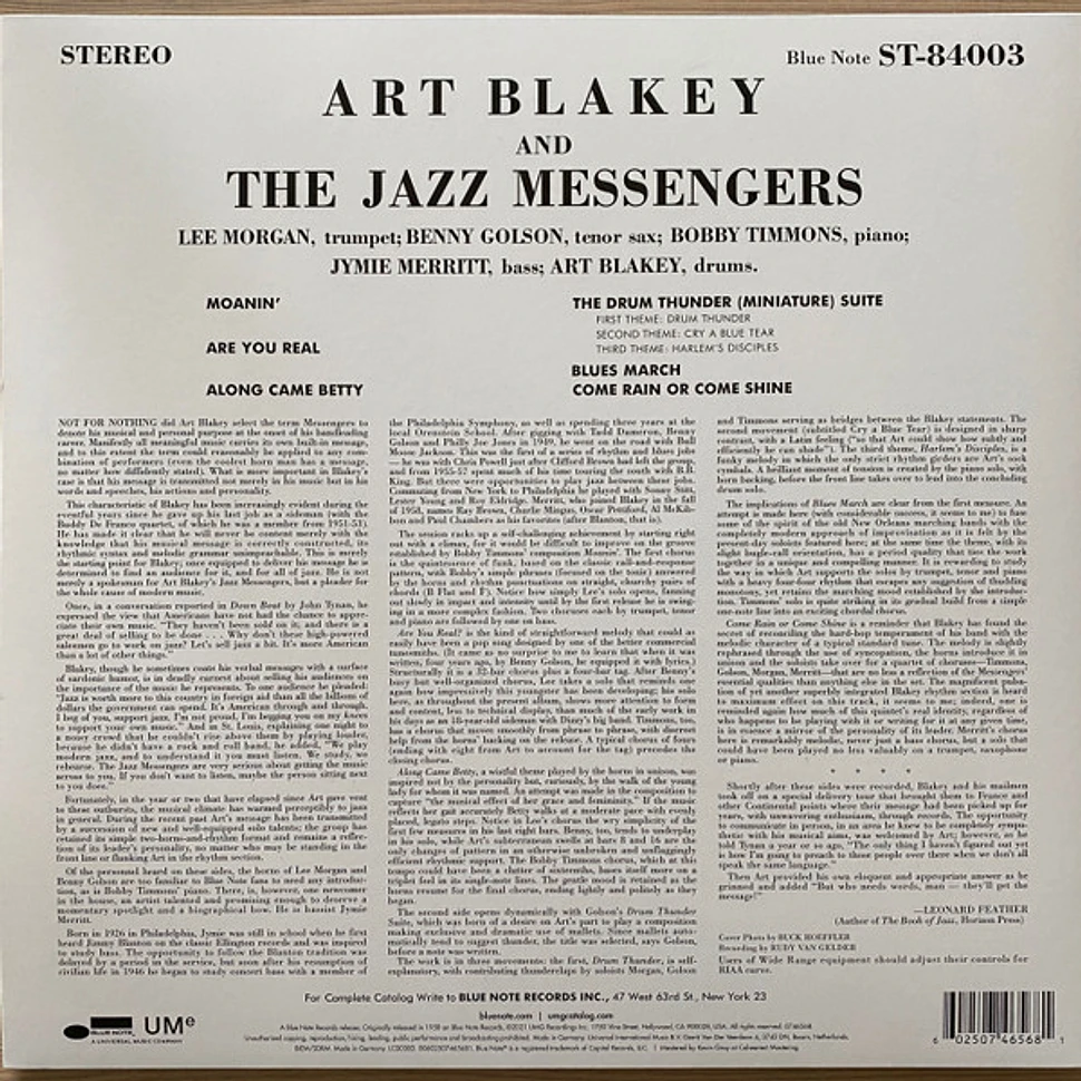 Art Blakey & The Jazz Messengers - Moanin'